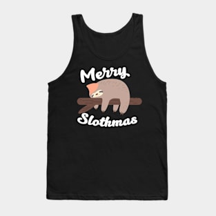 Funny Sloth Christmas Tank Top